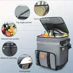 حقيبة مبرد بعجلات