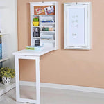 طاولة قابلة للطي غير مرئية مثبتة على الحائط