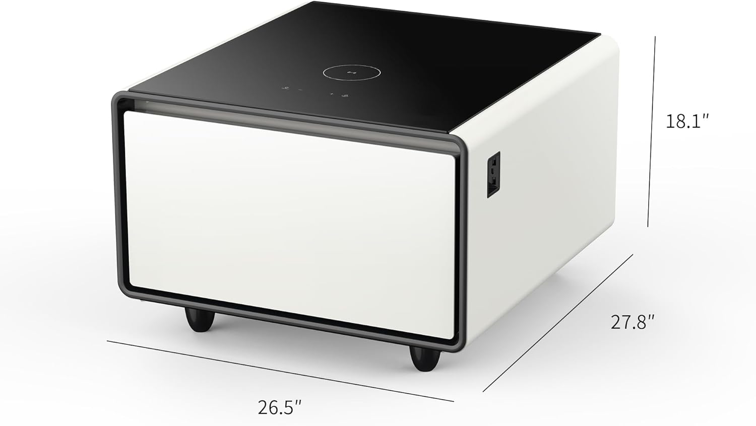 طاولة ذكية  مع ثلاجة مدمجة