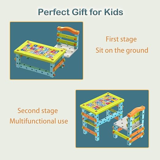 طاولة أنشطة تعليمية وإبداعية للهندسة