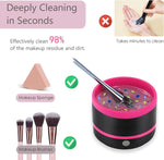 آلة تنظيف فرش المكياج الكهربائية