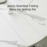 طاولة طعام مستديرة قابلة للطي