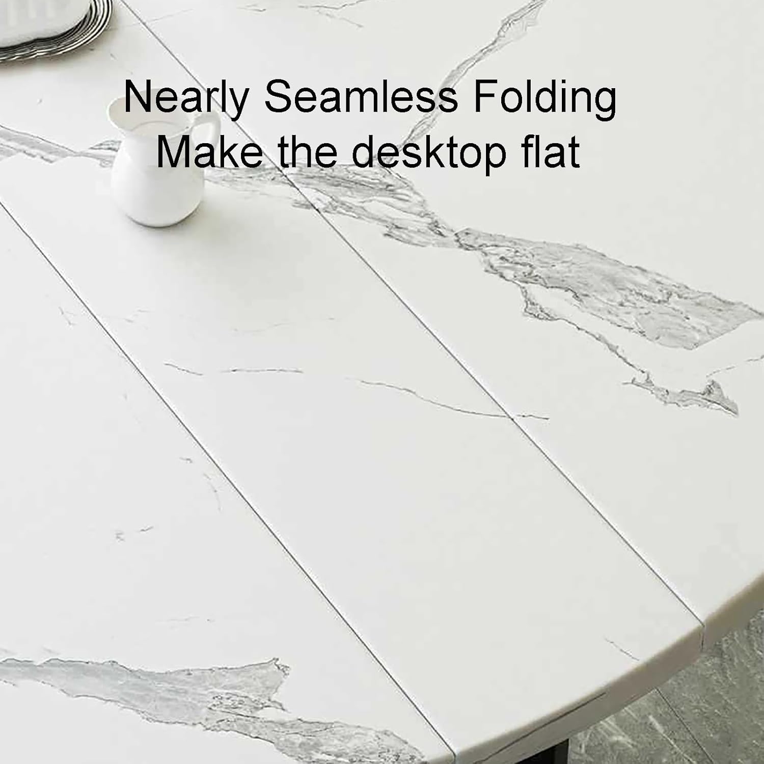 طاولة طعام مستديرة قابلة للطي