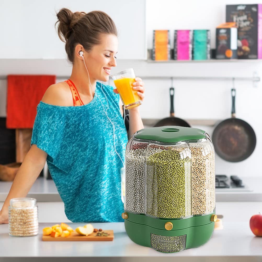 حافظة تخزين وتوزيع الحبوب بـ 6 شبكات