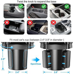 Car Cup Holder WITH FOOD TRAY CUP-A14