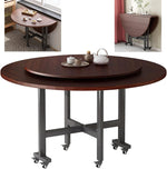 طاولة طعام مستديرة قابلة للطي