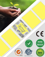 ‏ملصقات طابعة فوميو 40X30مم  230 قطعة / أصفر