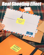 ‏ملصقات طابعة فوميو 40X30مم  230 قطعة / أصفر