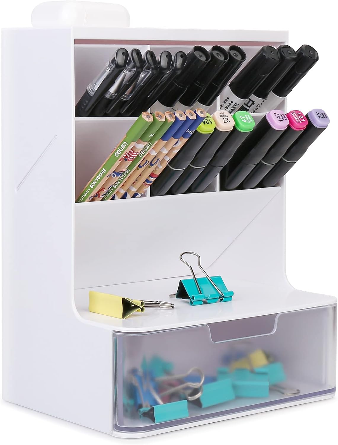 صندوق تخزين القلم المكتبي