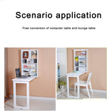 طاولة قابلة للطي غير مرئية مثبتة على الحائط