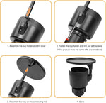 طاولة مع حامل للتوسيع للسيارة