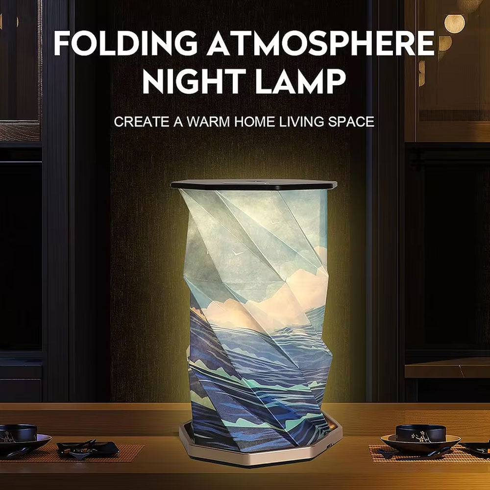 مصباح ورقي قابل للطي