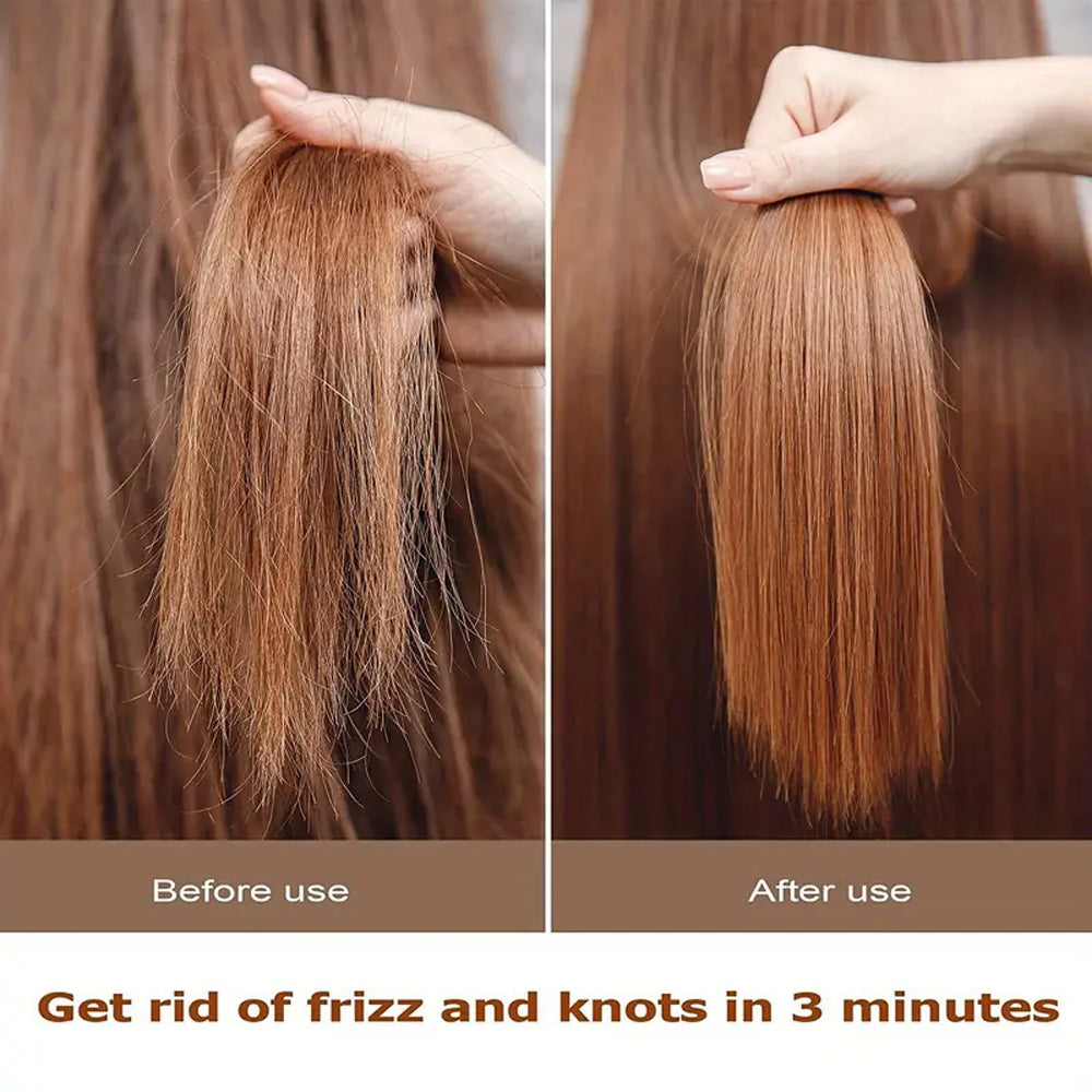 فرشاة شعر بيضاوية من الخيزران