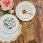 طقم أطباق مائدة فاخر 24 قطعة