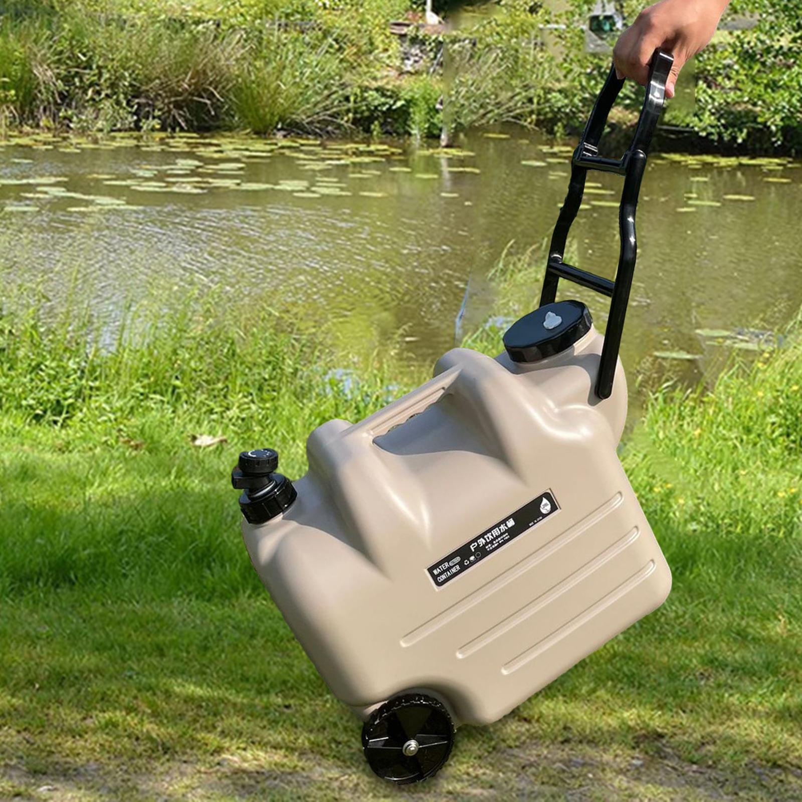 حاوية تخزين مياه على عجلات،