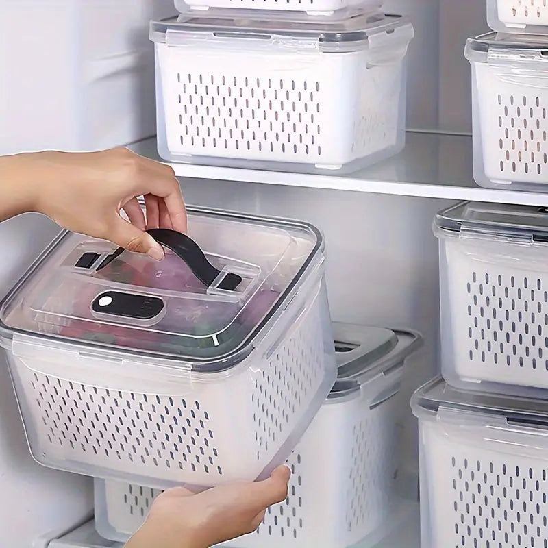 طقم صناديق ثلاجة للتخزين 5 قطعة