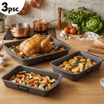 طقم صواني تحميص 3 قطع