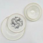 طقم أطباق مائدة فاخر 24 قطعة