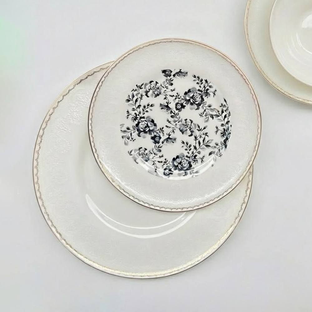 طقم أطباق مائدة فاخر 24 قطعة