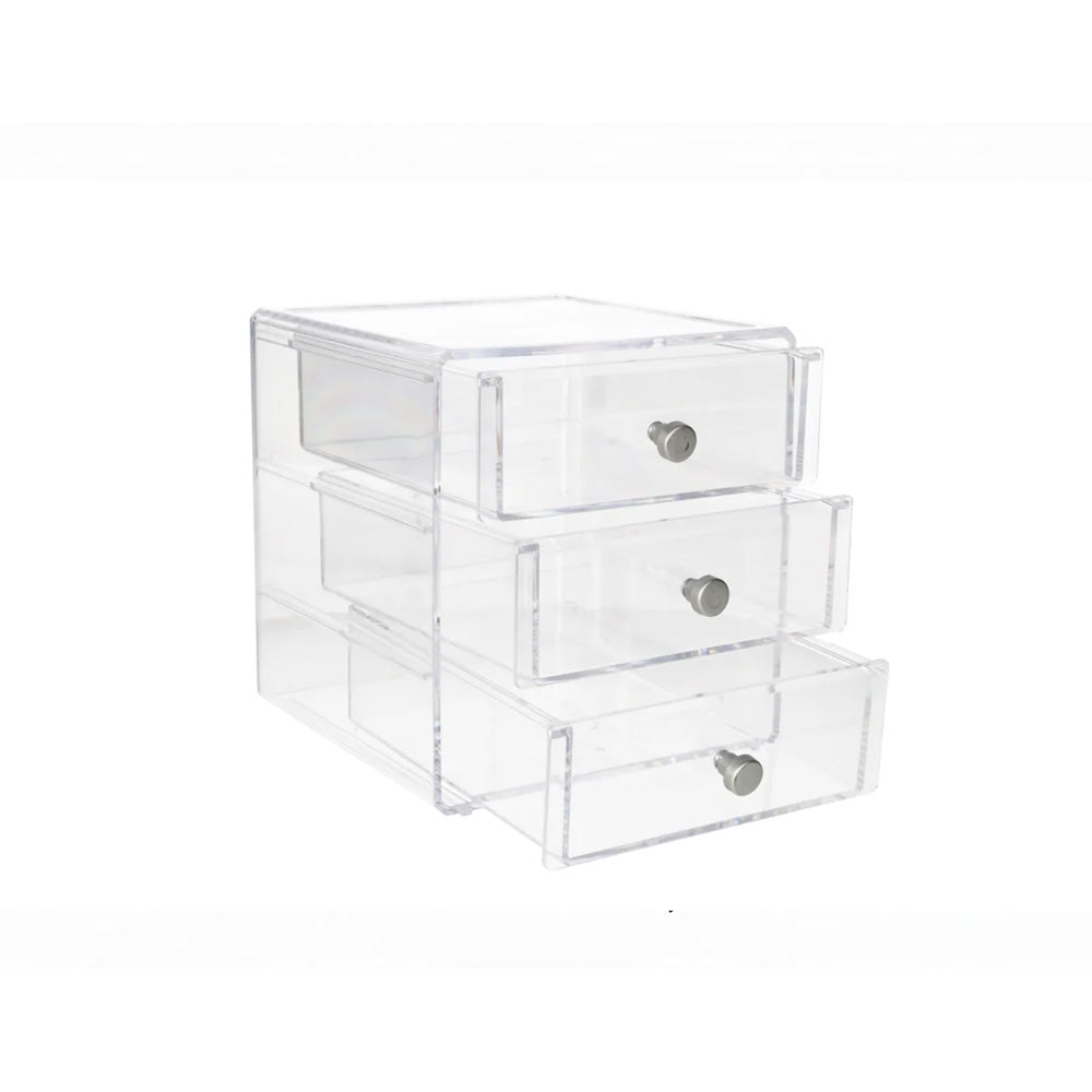 منظم مكياج أكريليك شفاف