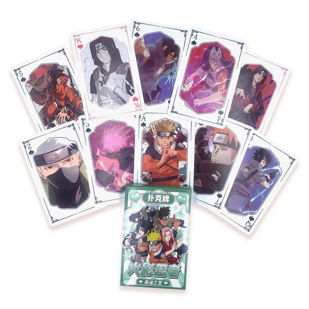 Anime Poker Cards Set 54 sheets