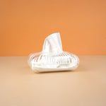 علبة مناديل كريستال كلير