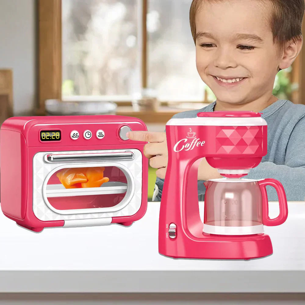 ماكينة صنع القهوة وفرن