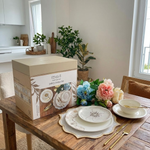 طقم أطباق مائدة فاخر 24 قطعة