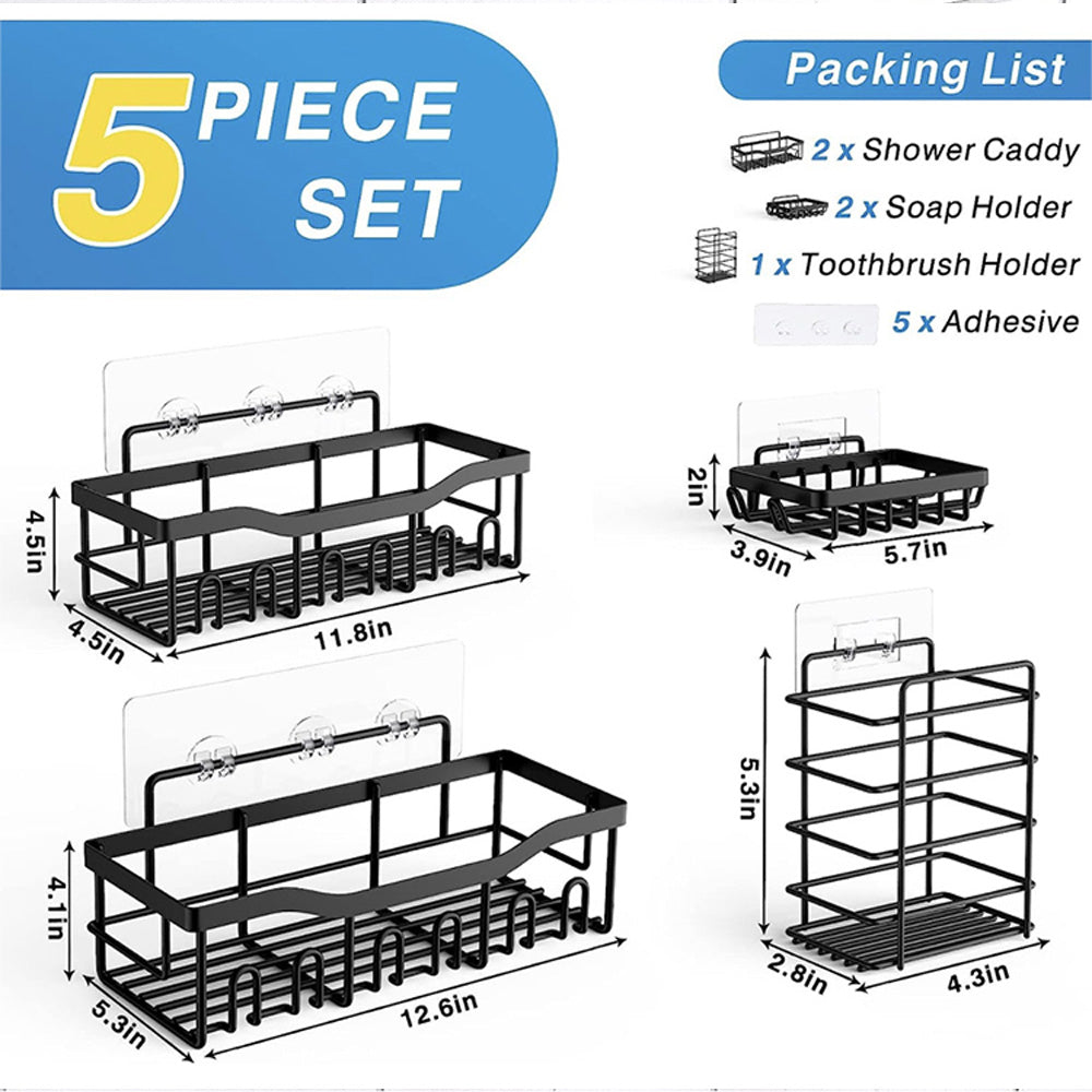 مجموعة رفوف 5 قطع