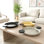 صينية تقديم دائرية صغيرة