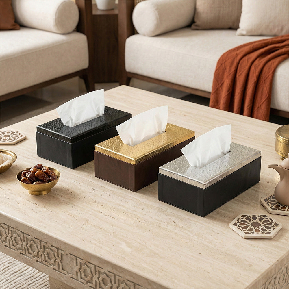 علبة مناديل أنيقة