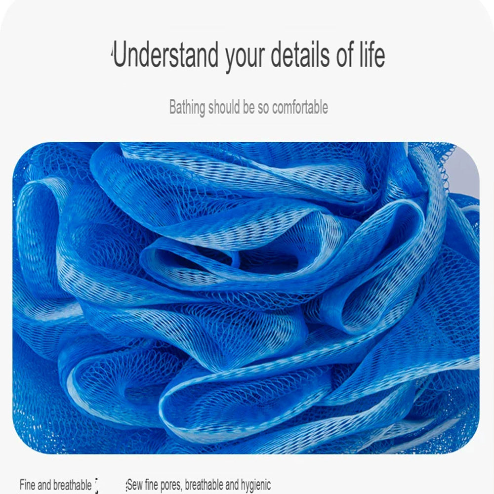 ليفة استحمام شبكية ملونة