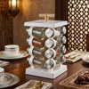 منظم بهارات دوار مع 16 علبة