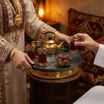 صينية تقديم مستديرة- كبير