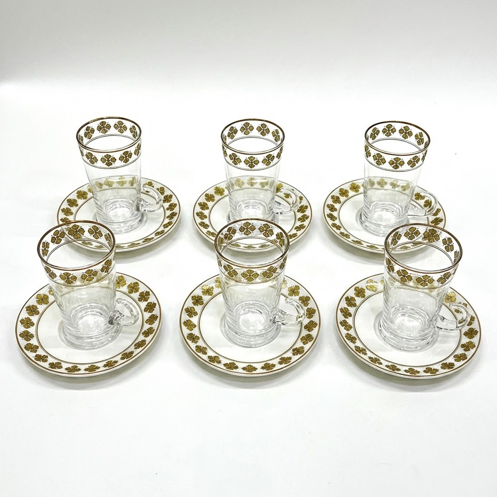 طقم استكانة وفنجان 18قطعة