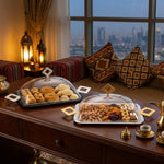 طبق تقديم صغير مع غطاء