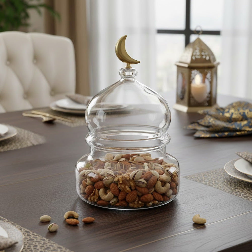 جرة زجاجية قمرية