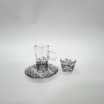 طقم استكانة وفنجان 18قطعة