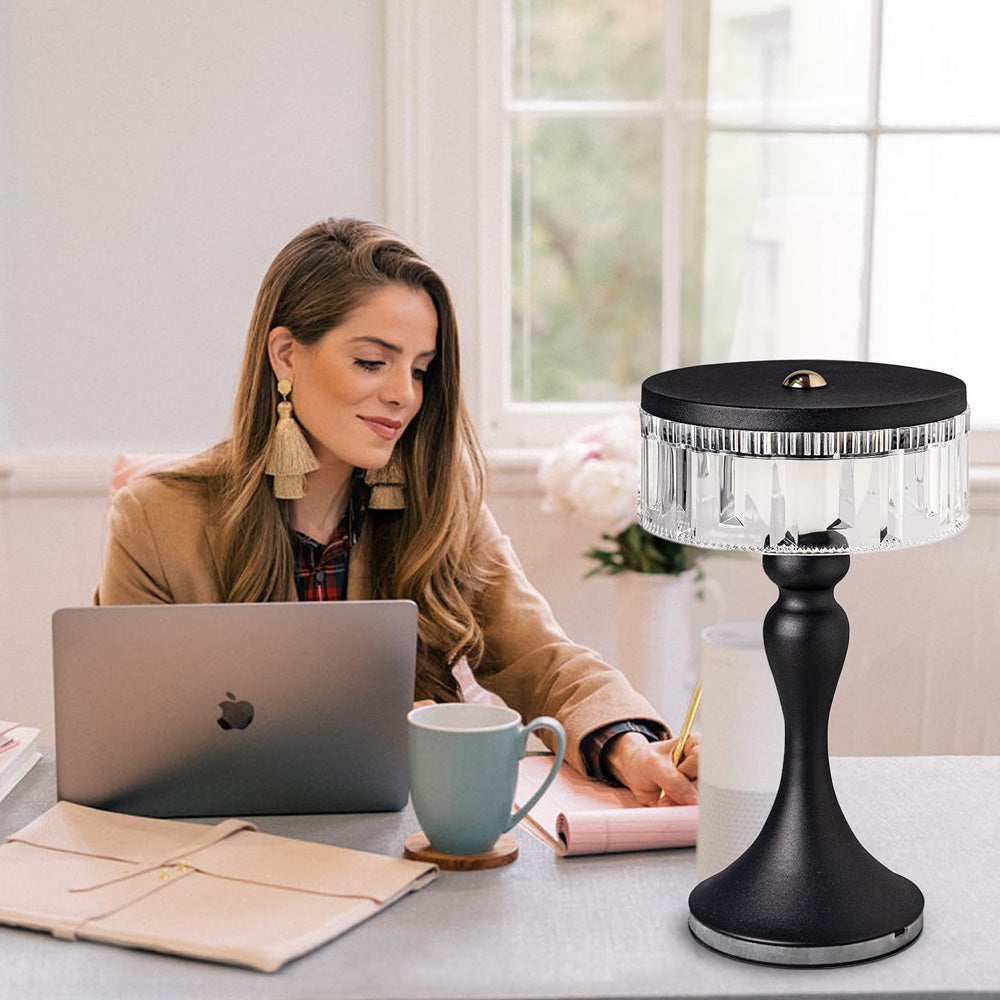 مصباح طاولة لاسلكي قابل لإعادة الشحن