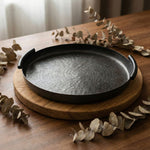 صينية تقديم دائرية كبيرة