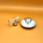 طقم استكانة وفنجان 18قطعة