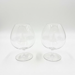 طقم كؤوس زجاج شفاف