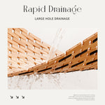 سجادة خيرزان سريعة الجفاف