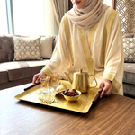 صينية تقديم كبيرة مربعة