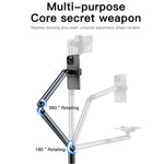 حامل أرضي بذراع مرن دوار 360 درجة