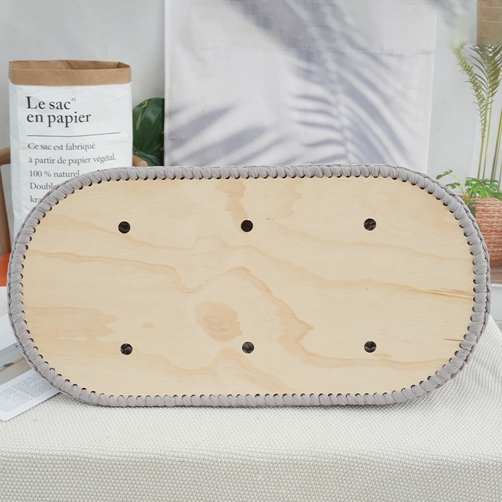 سلة مواليد قطنية مضفرة فاخرة