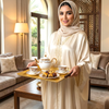 صينية تقديم وسط مربعة