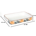 صينية فرن سيراميك مستطيلة