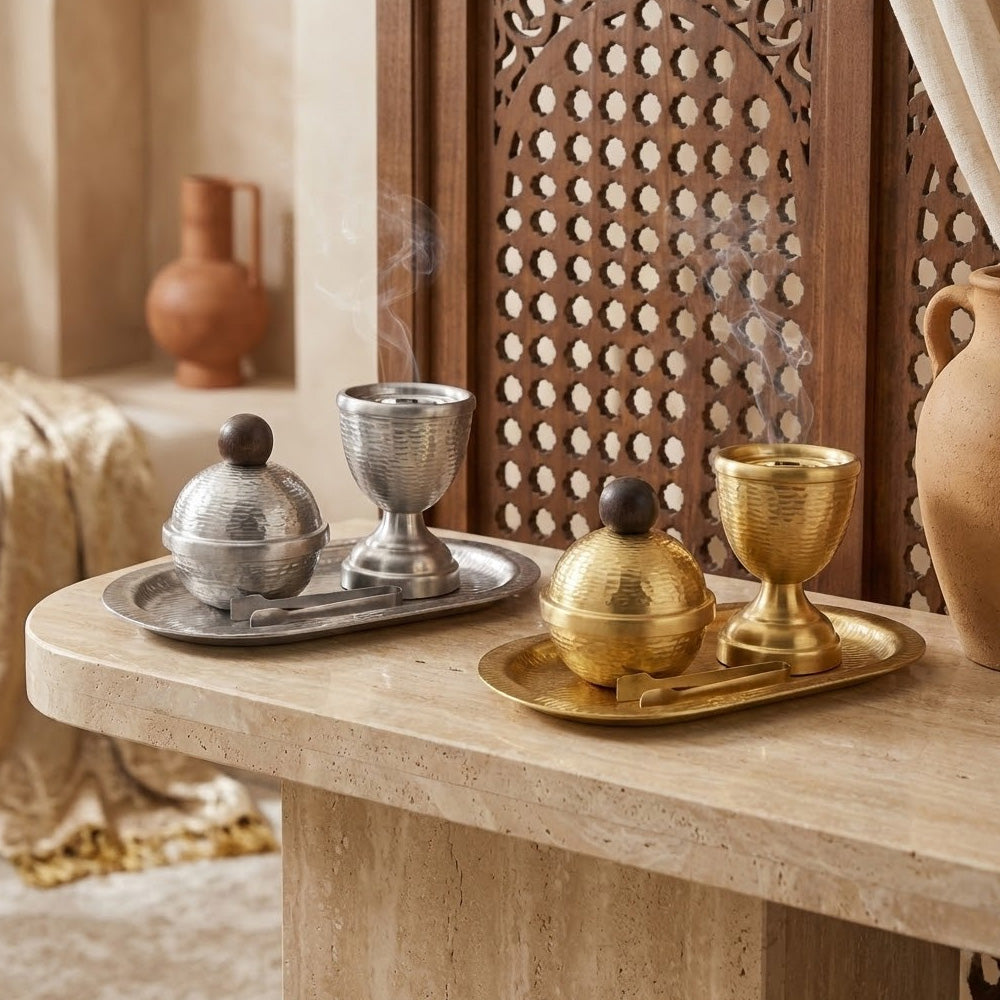 مجموعة مباخر - 4 قطع