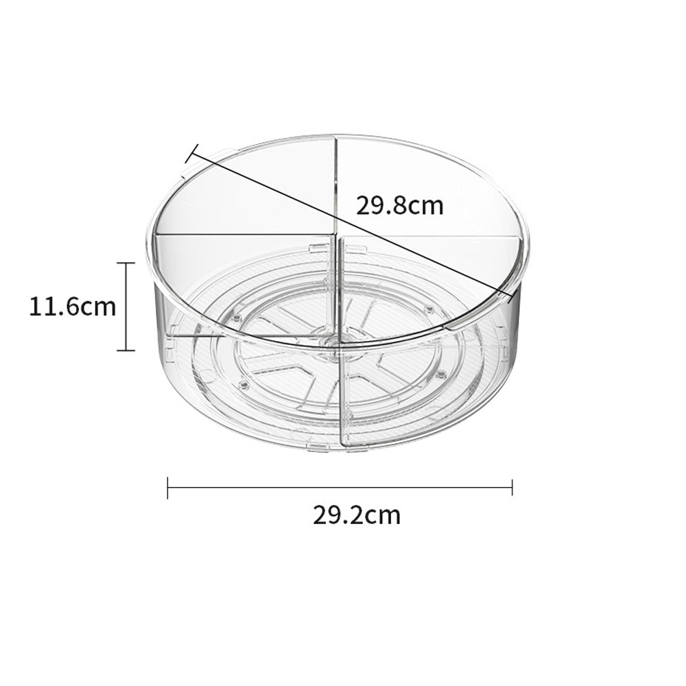 صينية تنظيم دوارة 360 درجة مقسمة